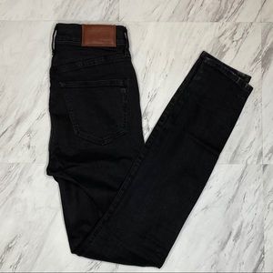 Madewell High Riser Skinny Black Jeans Size 24